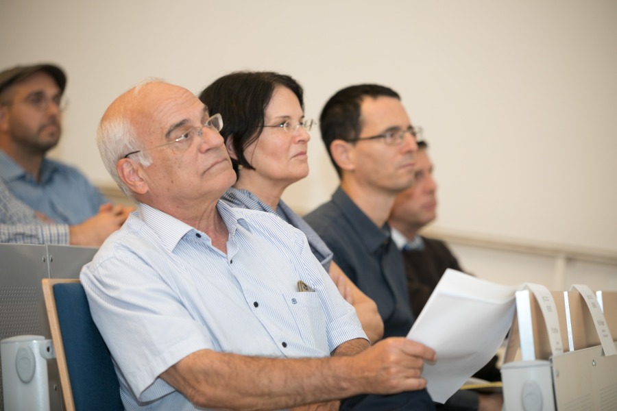 פרופ&#039; דניאל שוורץ, פרופ&#039; יגאל ברונר, פרופ&#039; רינה טלגם ופרופ&#039; ישראל יובל