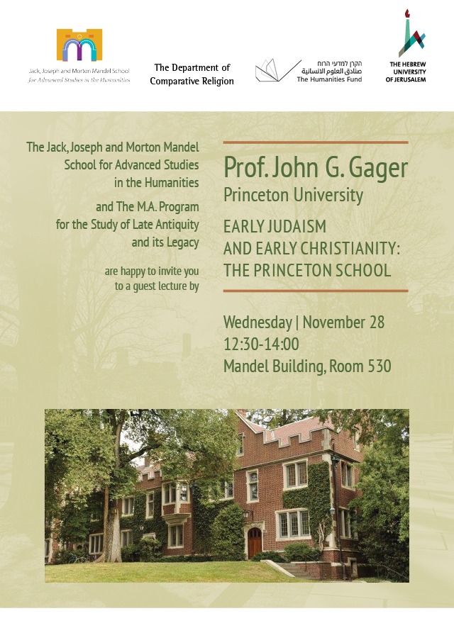 Lecture John Gager